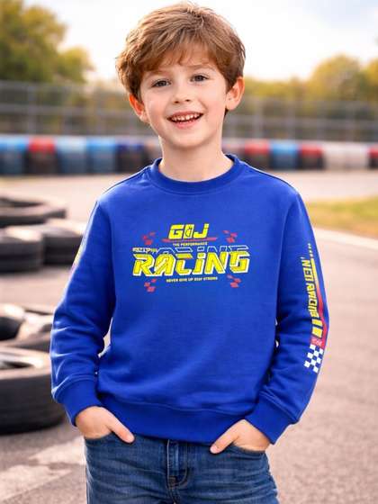Gini and Jony Boys
                    Printed Sweatshirt
