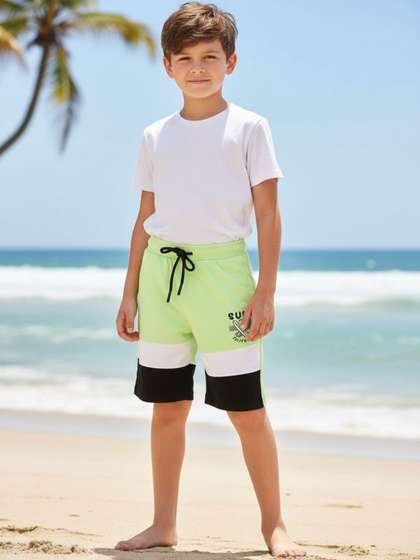 V-Mart Boys
                    Colourblocked Technology Shorts