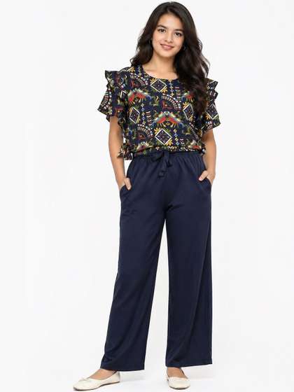 HERE&NOW Girls
                    Printed Top with Palazzos