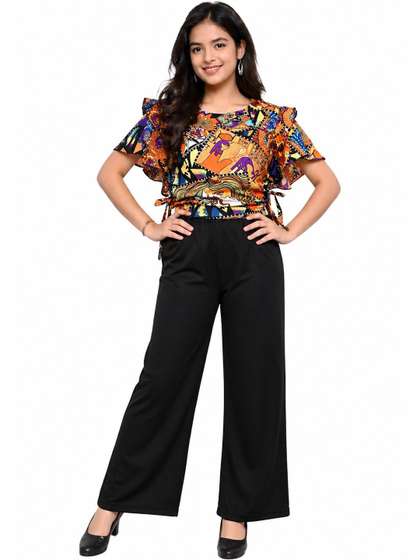 HERE&NOW Girls
                    Printed Top with Palazzos