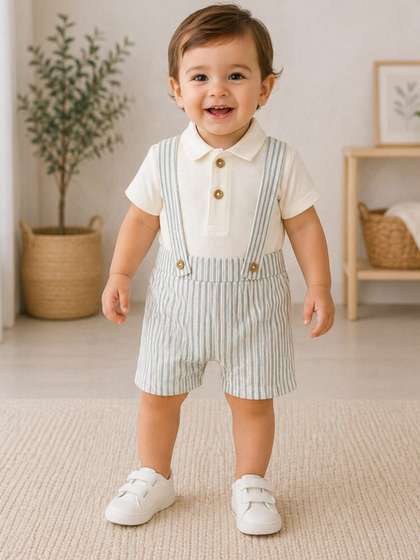 Gini And Jony Infants
                    Boys Cotton Dungaree