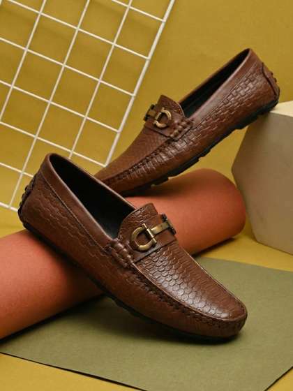 NICO NERINI Men
                      Leather Formal Loafers