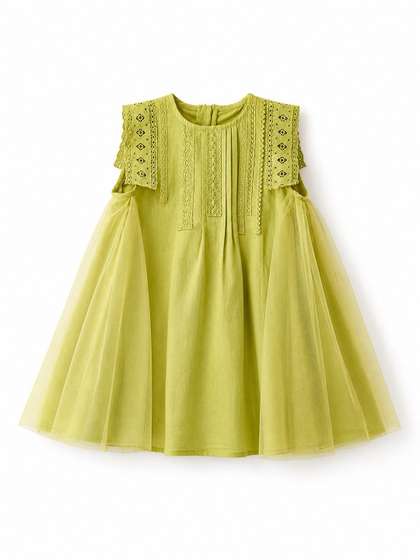 YK A-Line Midi Dress
