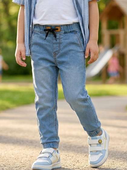 Urbano Juniors Boys
                    Faded Slim Fit Jogger Jeans