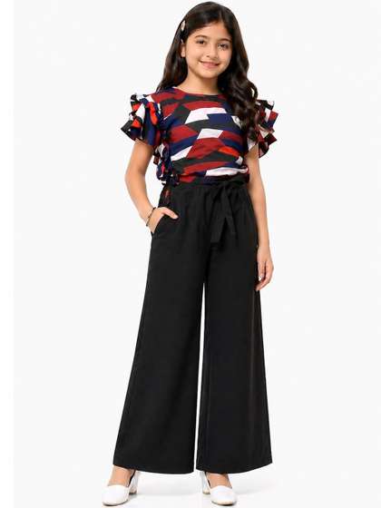HERE&NOW Girls
                    Printed Top with Palazzos