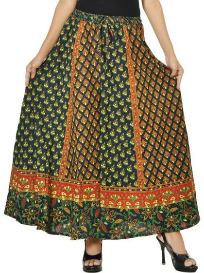SAMJHI Women
                          Ethnic Motifs Printed Ethnic Palazzos
