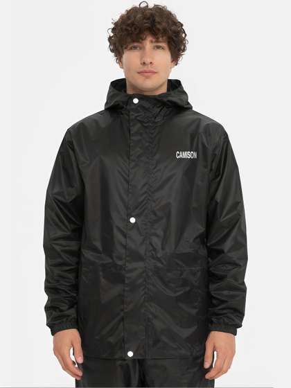 CAMISON Waterproof
                          Hooded Rain Jacket