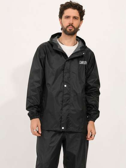 CAMISON Waterproof
                        Hooded Rain Jacket