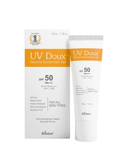 Brinton UV Doux
                        Silicone Sunscreen Gel SPF 50 PA+++ - 50g
