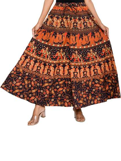 SAMJHI Women Ethnic
                        Motifs Printed Ethnic Palazzos
