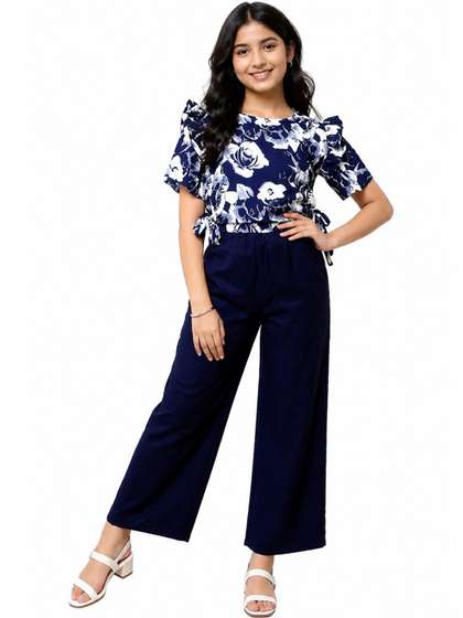 HERE&NOW Girls
                    Printed Top with Palazzos