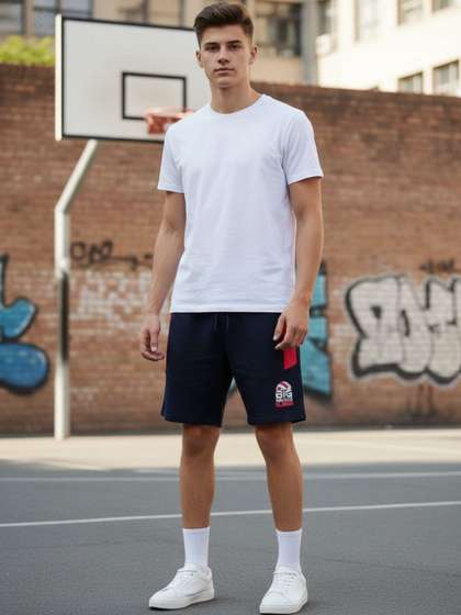 V-Mart Boys
                    Colourblocked Sports Shorts Technology