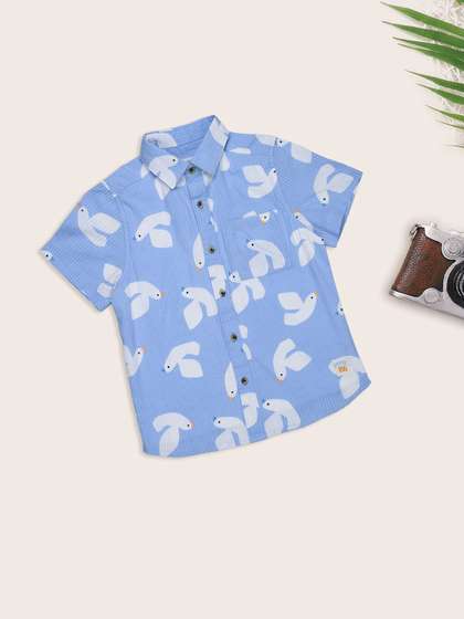 Pantaloons Junior Boys
                    Printed Casual Shirt