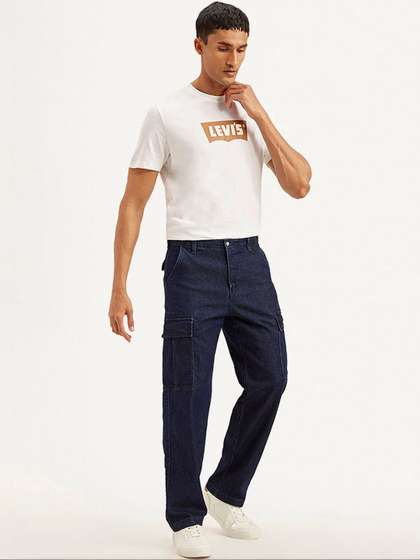 Levis Men Regular Fit Mid-Rise Jeans