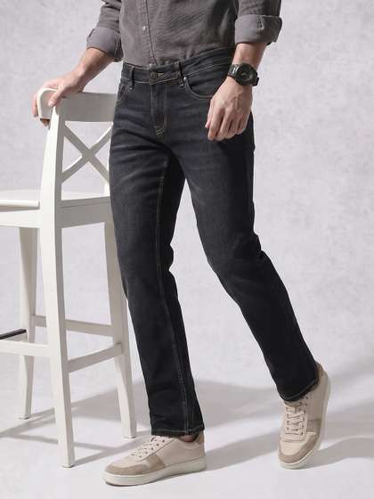 WROGN Men Straight
                        Fit Light Fade Stretchable Jeans
