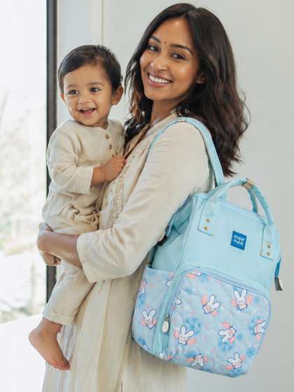 MeeMee Printed
                    Lightweight Quilted Diaper Bag