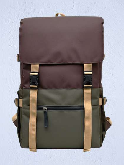 MomsyStore Unisex
                        Colourblocked Backpack