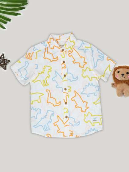Pantaloons Junior Boys
                    Printed Casual Shirt