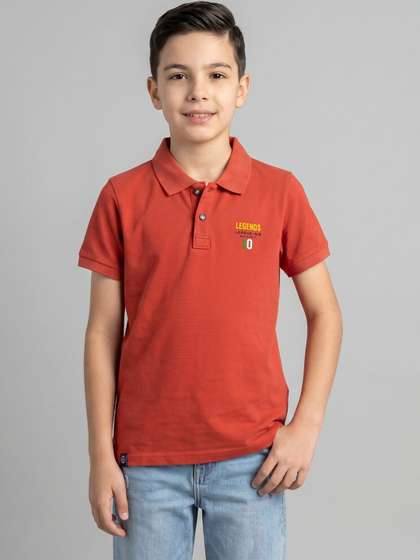 Monte Carlo Boys Polo
                      Collar Pure Cotton T-shirt
