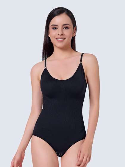 PLUMBURY Adjustable
                      Strap Body Shaper