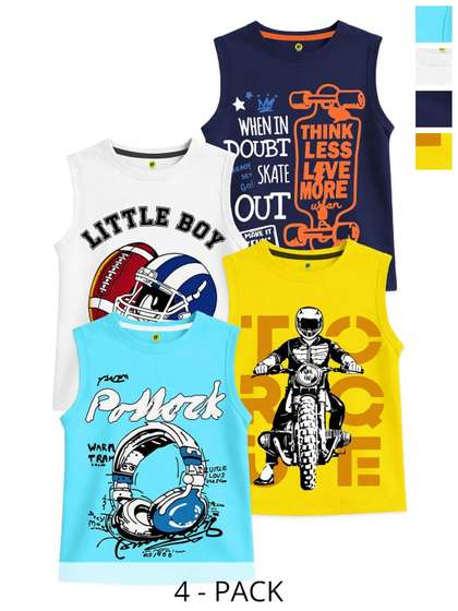 YK Boys 4 Printed
                    T-shirt