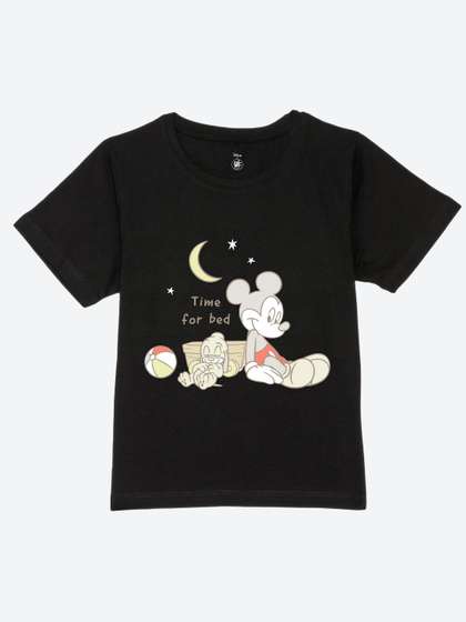 YK Disney Boys Mickey
                    Mouse Printed T-shirt