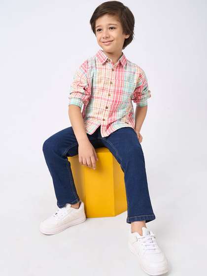 Ed-a-Mamma Boys
                      Checked Casual Shirt