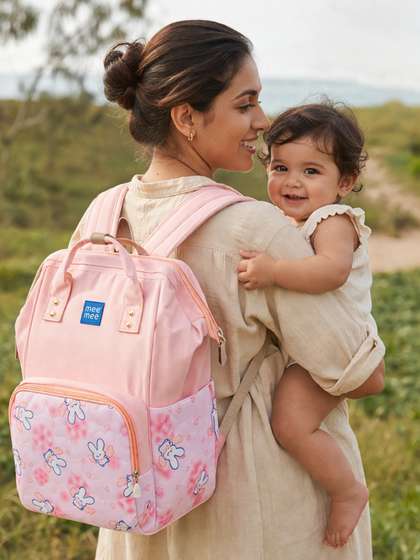 MeeMee Printed
                    Lightweight Quilted Diaper Bag