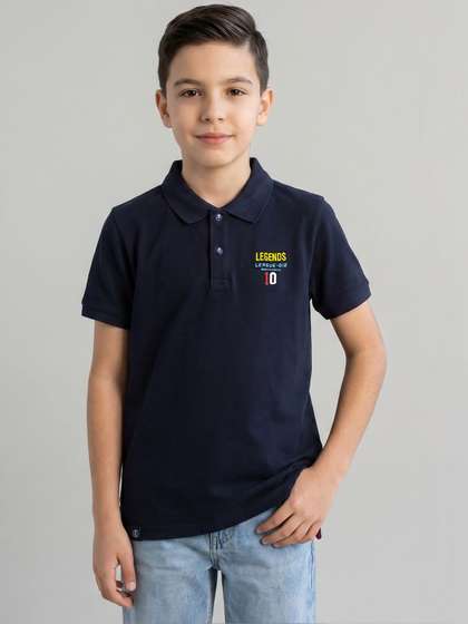 Monte Carlo Boys Polo
                    Collar Pure Cotton T-shirt