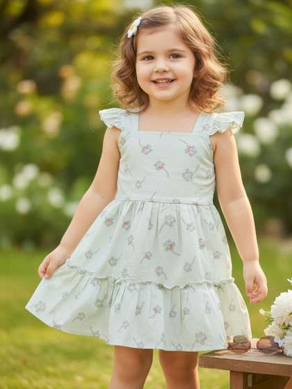 V-Mart Print Midi Dress