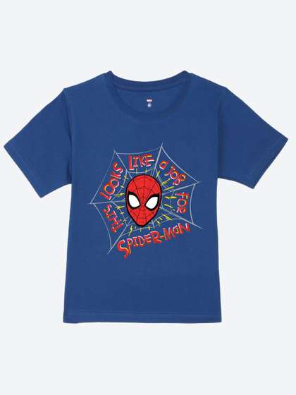 YK Marvel Boys Printed
                    T-shirt