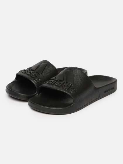 ADIDAS Unisex AQUO
                        Brand Logo Printed Sliders