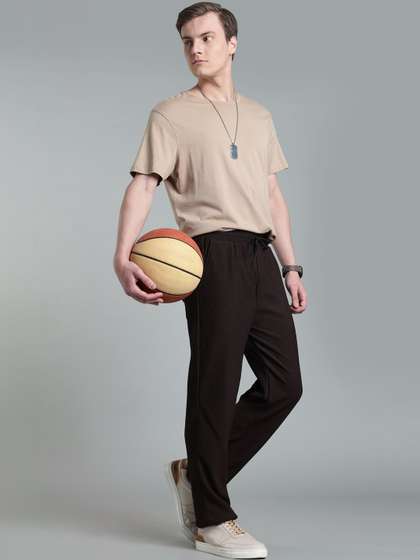 SZN Men Regular
                          Fit Textured Track Pants