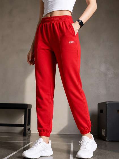 HRX by Hrithik Roshan
                      Girls Regular Fit Brand Logo Training Joggers