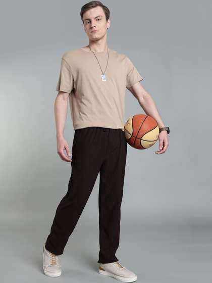 SZN Men Regular Fit
                        Self Design Track Pants