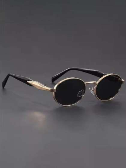 HAYDEN haiza Women
                      Oval Sunglasses with UV Protected Lens GOLD-NEW
                      OVAL-11