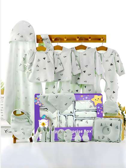 Little Surprise Box
                    Infant Green 21 Pcs Baby Apparel Gift Set