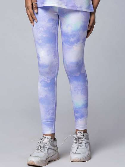 UMILDO Girls Printed
                    Ankle Length Tights