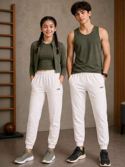 HRX by Hrithik Roshan
                    Regular Fit Brand Logo Training Joggers