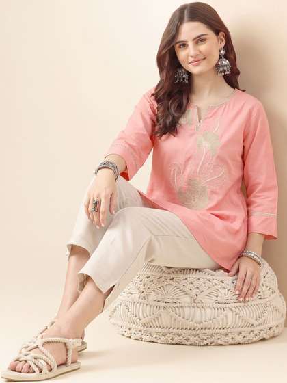 THE BEHRUZ THEORY Printed Cotton Kurti