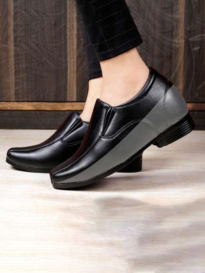 Bxxy Men 3 Inch
                          Hidden Elevator Height Increasing Formal
                          Slip-on Shoes