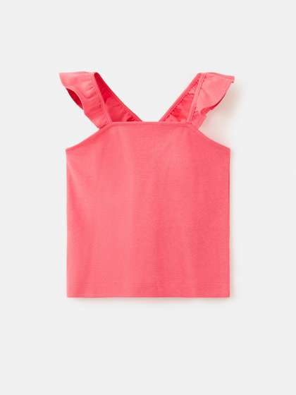 Mango Kids Girls Pure
                      Cotton Top