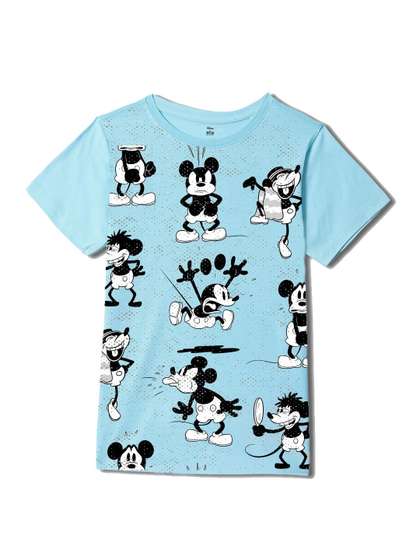 Wear Your Mind Boys
                    Mickey Mouse Printed T-shirt