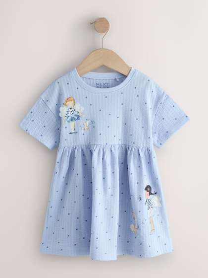 NEXT Girls Polka Dots
                    Round Neck Dress