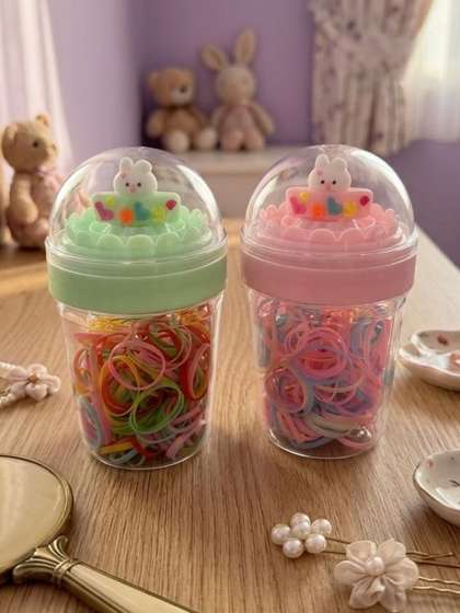 Radhya Accessories
                      Girls Set of 2 Ponytail Holders