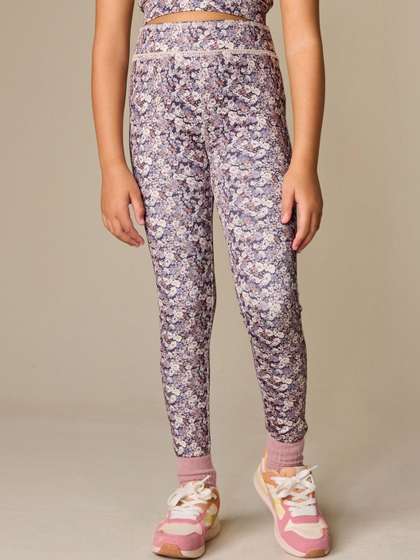 NEXT Girls Purple
                      Floral Sport Leggings