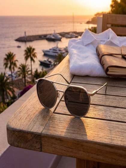 RUGGINE Unisex
                          Black Lens & Silver-Toned Oval Sunglasses
                          with