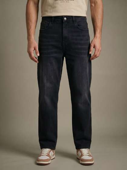 glitchez Men
                          Regular Fit Mid-Rise Light Fade Stretchable
                          Jeans