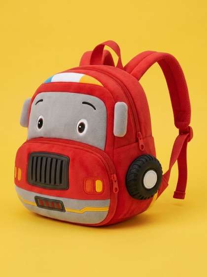 Bagvillaa Boys Red Fire
                    Truck Backpack