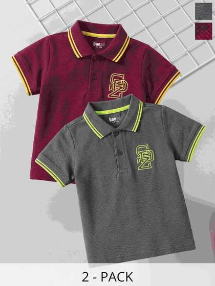 BAESD Boys 2 Polo Collar
                    T-shirt